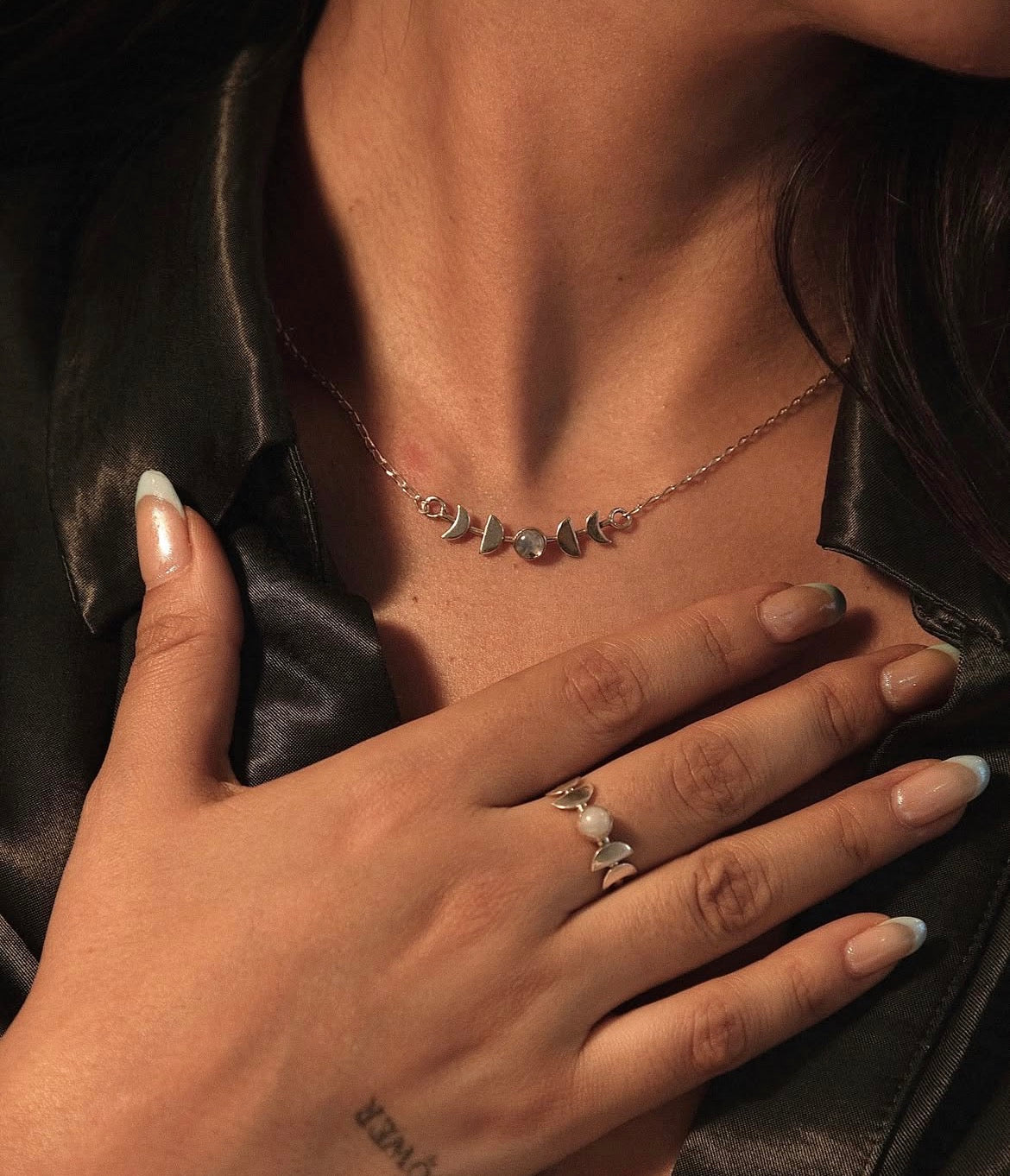 Collar fases lunares mini