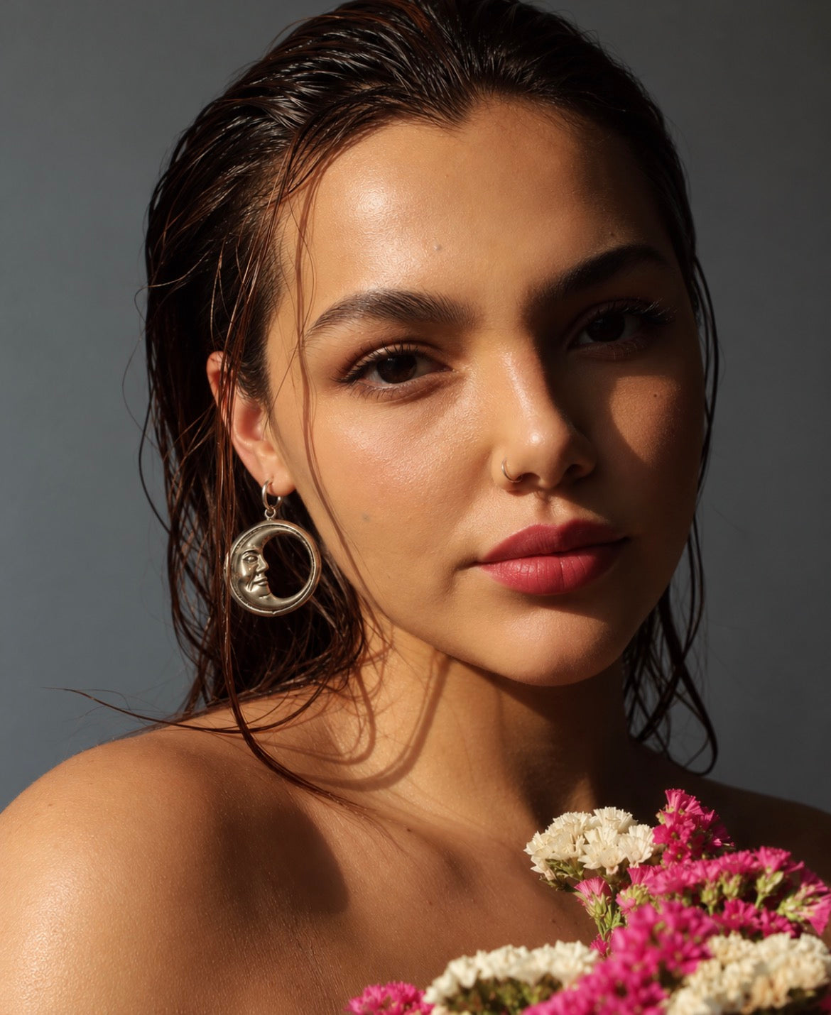 Aretes luna mística