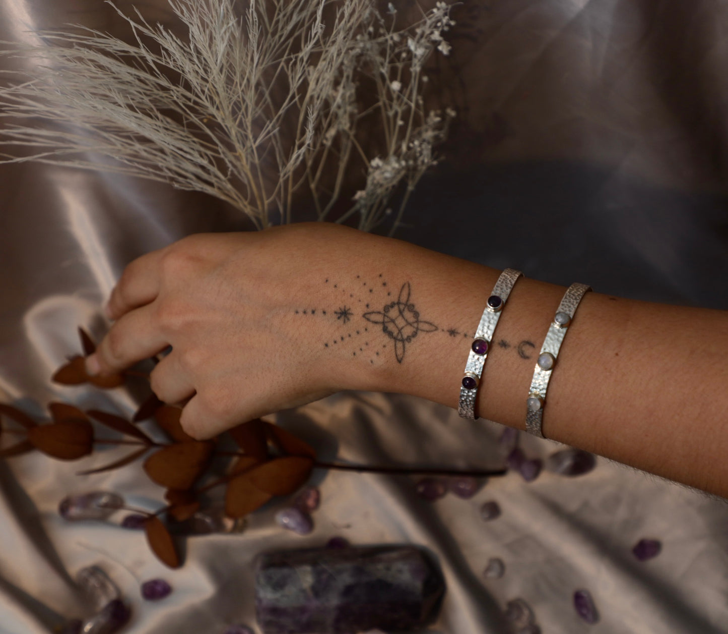 Brazalete 3 Cuarzos