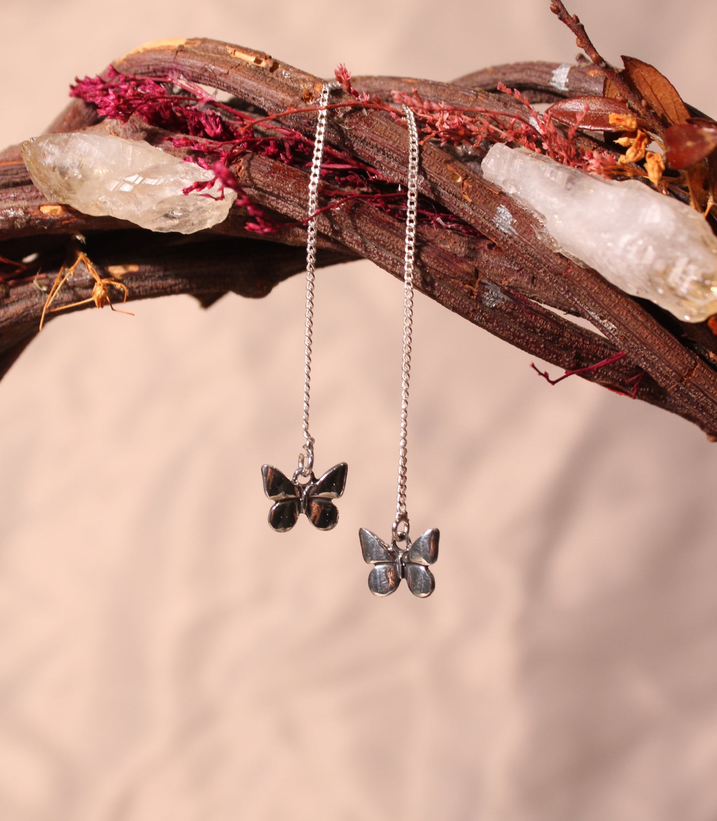 Aretes Colgantes Mariposa