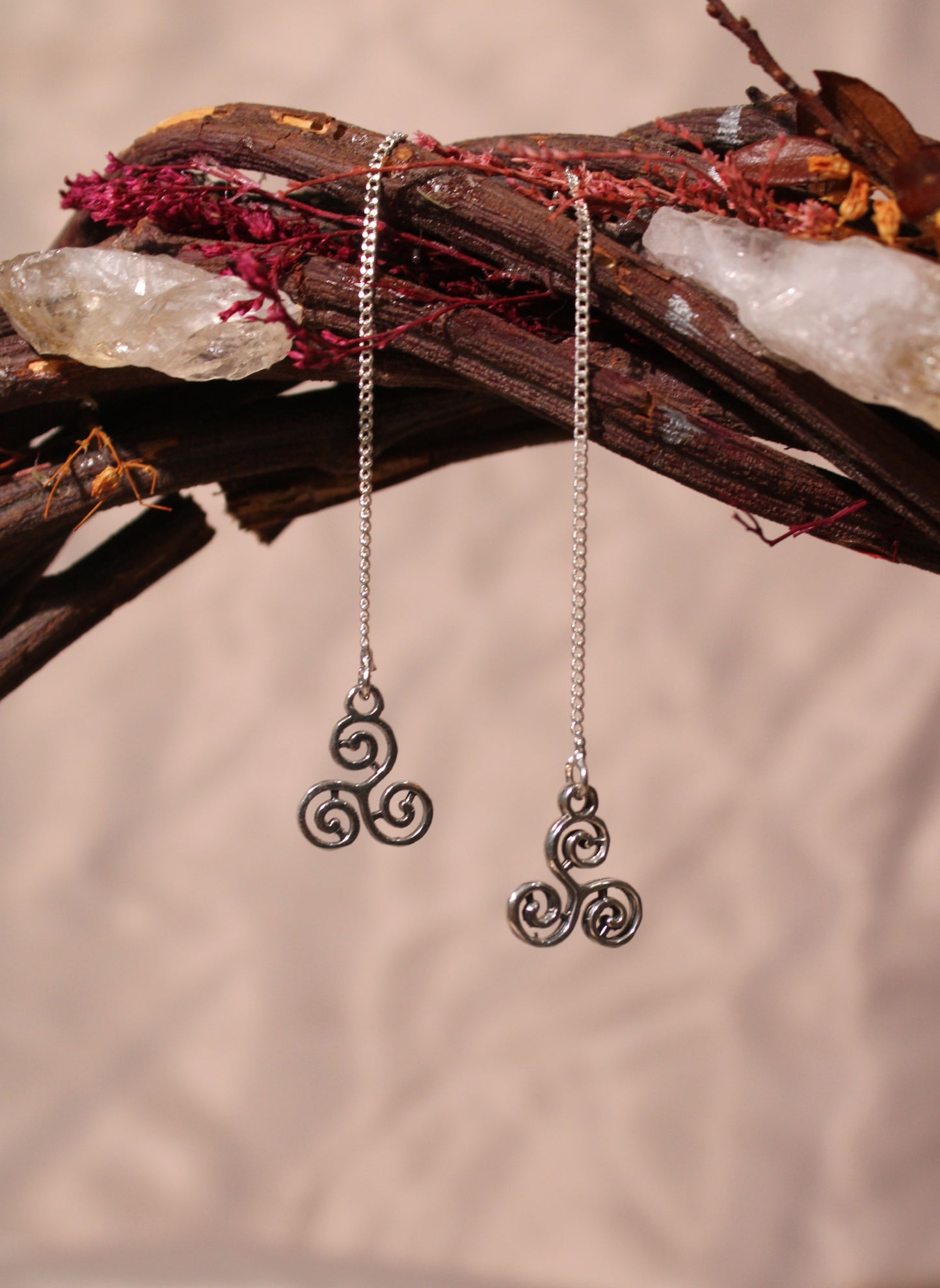 Aretes Colgantes Trisquel