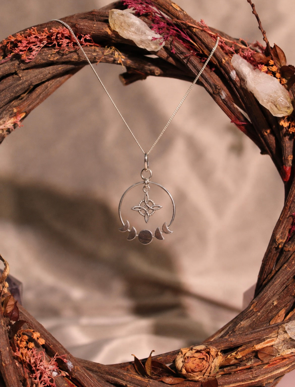 Collar  Fases Lunares Grande