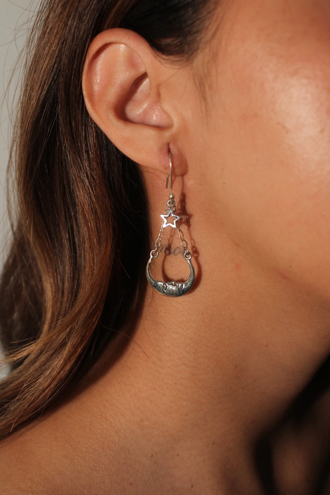 Aretes de Luna y Estrella