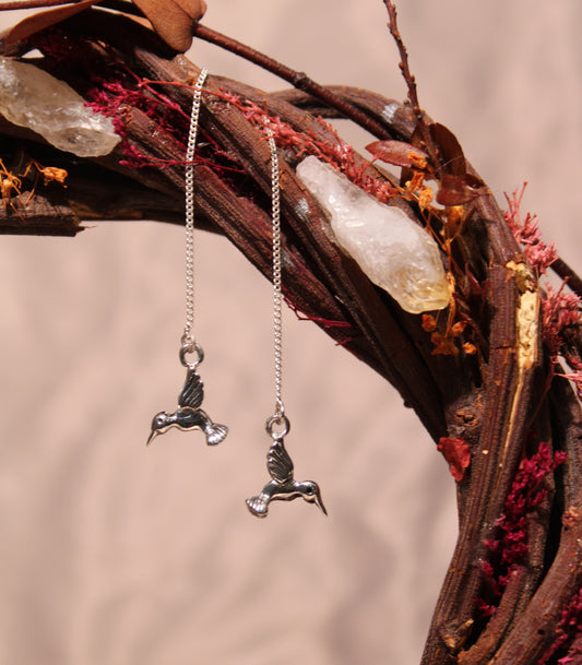 Aretes Colgantes Colibrí