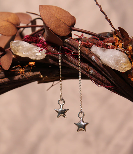 Aretes Colgantes Estrellas