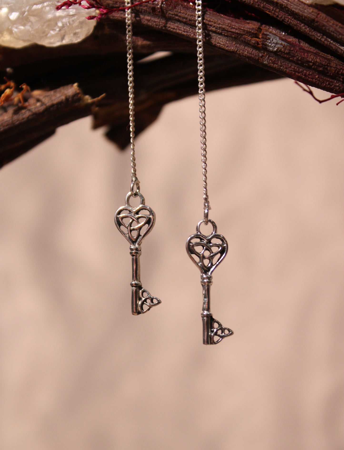 Aretes Colgantes Llaves