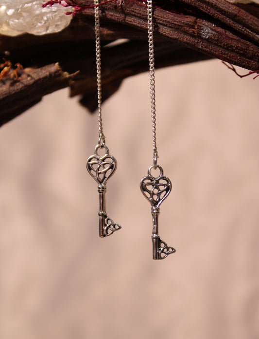 Aretes Colgantes Llaves