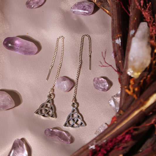 Aretes Colgantes Triqueta