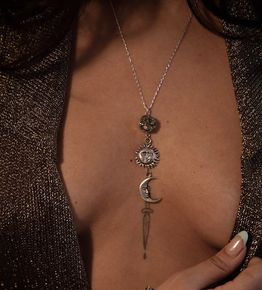 Collar Abundancia con Pirita